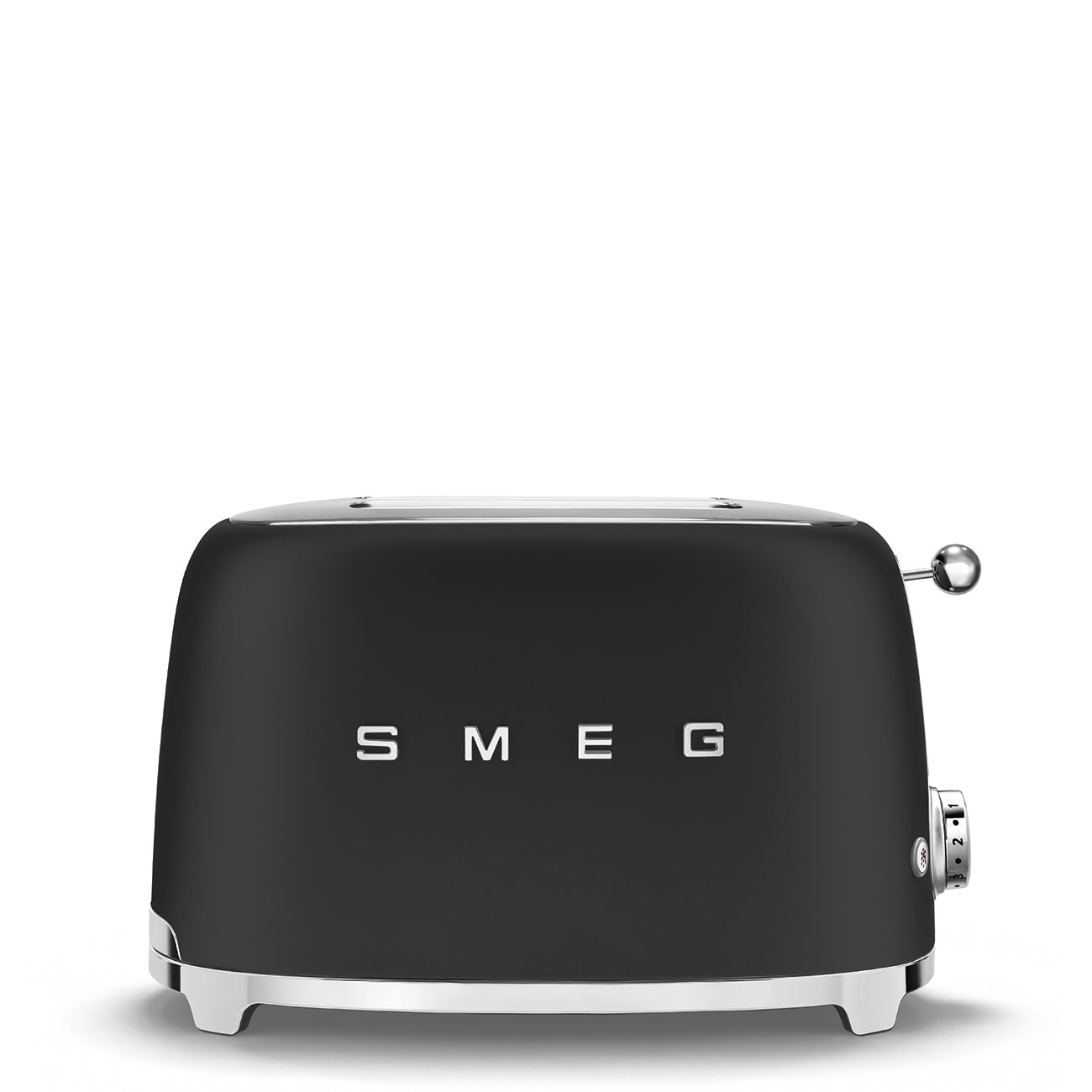 Smeg 2-Schlitz-Toaster, Schwarz Matt